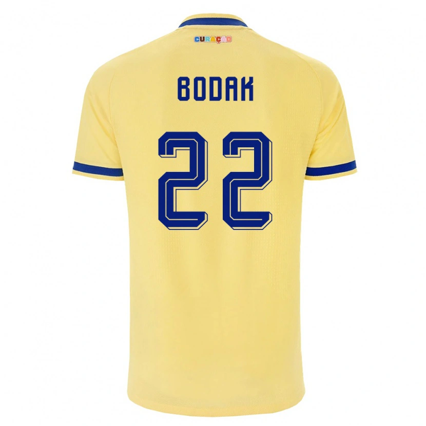 Danxen Men Curaçao Tyrick Bodak #22 Yellow Navy Pink Away Jersey 26-28 T-Shirt