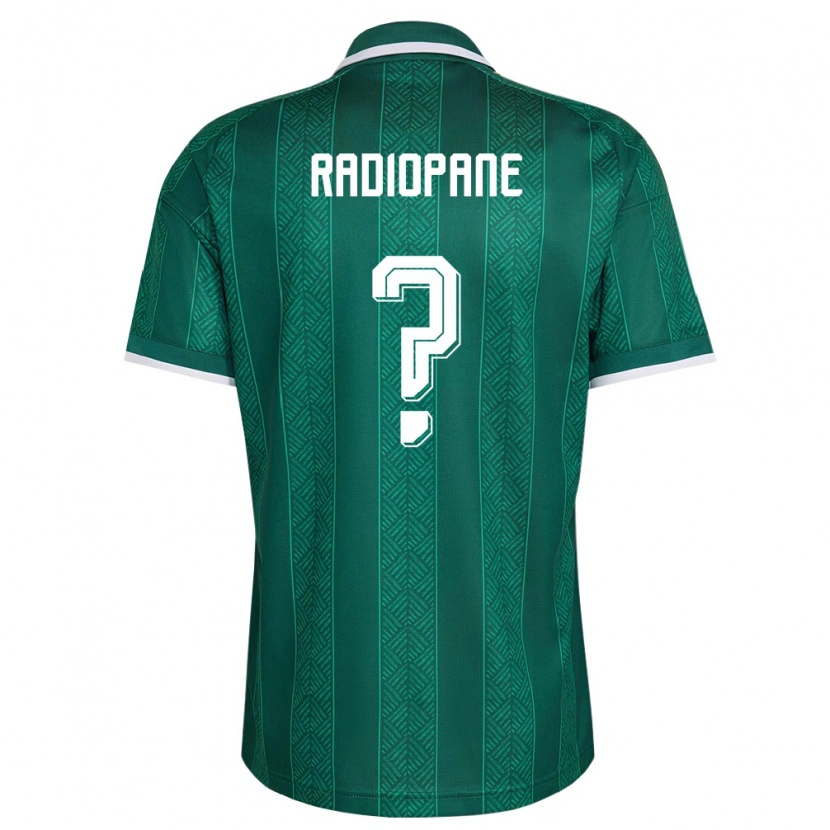 Danxen Men South Africa Boitumelo Radiopane #0 Green White Gold Away Jersey 26-28 T-Shirt