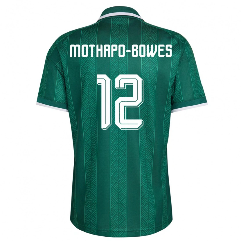 Danxen Men South Africa Tumi Mothapo-Bowes #12 Green White Gold Away Jersey 26-28 T-Shirt