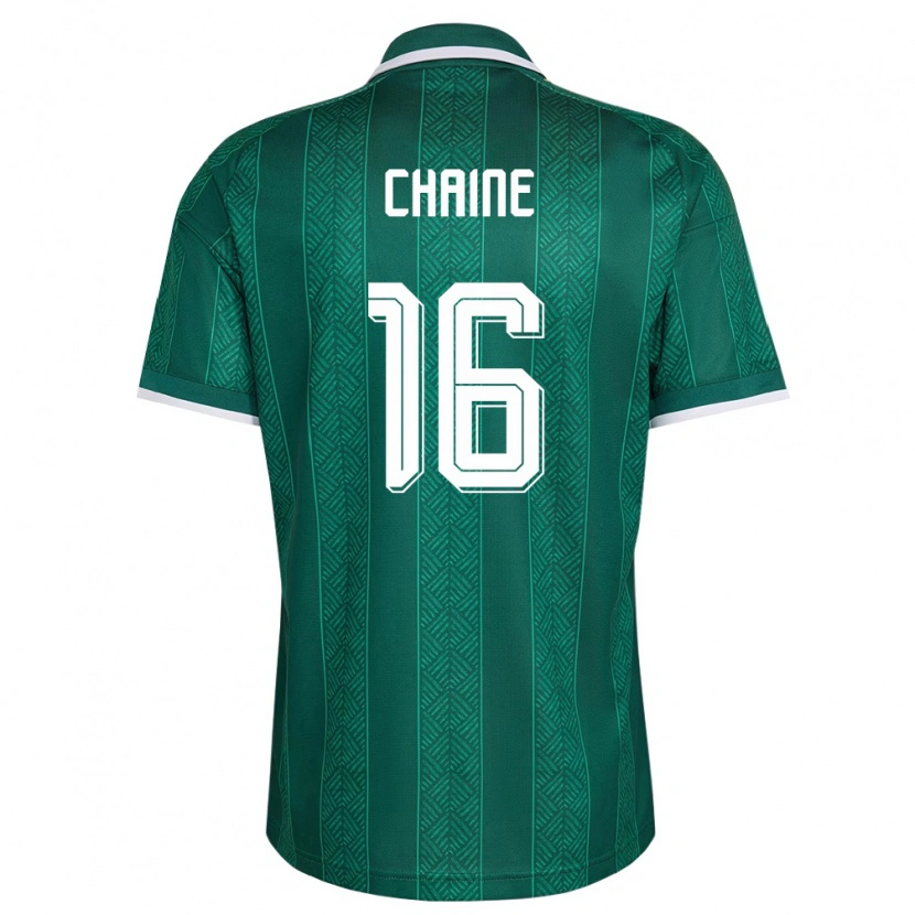 Danxen Men South Africa Sipho Chaine #16 Green White Gold Away Jersey 26-28 T-Shirt