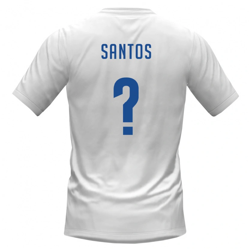 Danxen Men Cape Verde Ayoni Santos #0 White Burgundy Away Jersey 26-28 T-Shirt