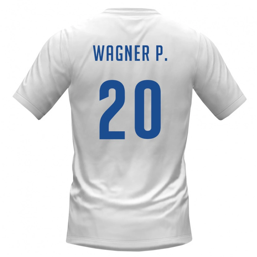 Danxen Men Cape Verde Wagner Pina #20 White Burgundy Away Jersey 26-28 T-Shirt