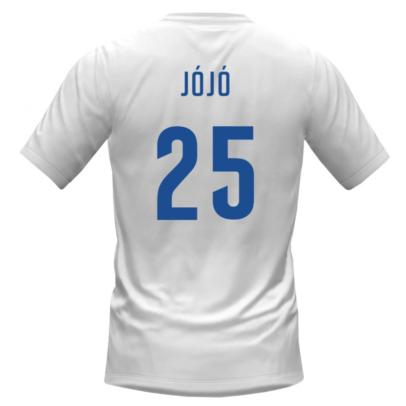 Danxen Men Cape Verde Jójó #25 White Burgundy Away Jersey 26-28 T-Shirt