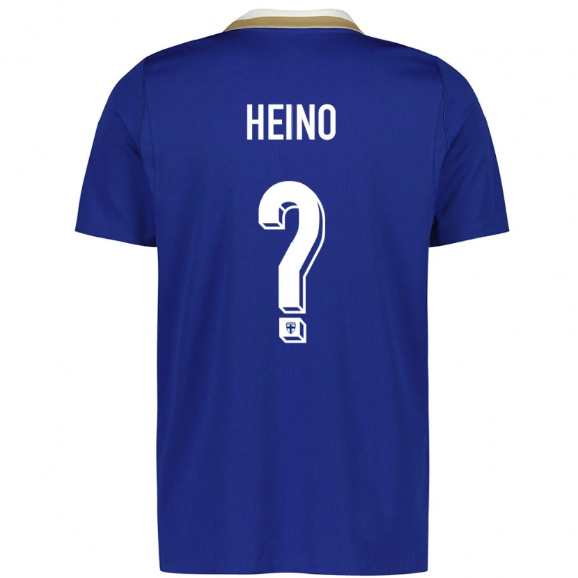 Danxen Men Finland Oliver Heino #0 Blue White Away Jersey 26-28 T-Shirt