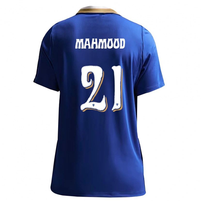 Danxen Men Finland Mustafa Mahmood #21 Blue White Away Jersey 26-28 T-Shirt
