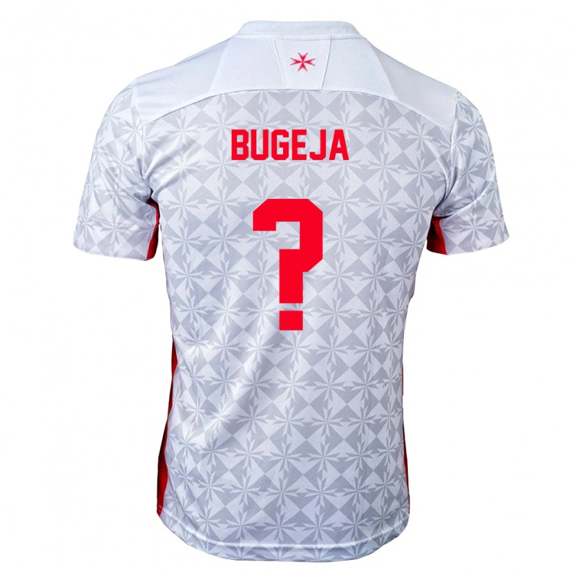 Danxen Men Malta Denzil Bugeja #0 Gray White Red Away Jersey 26-28 T-Shirt