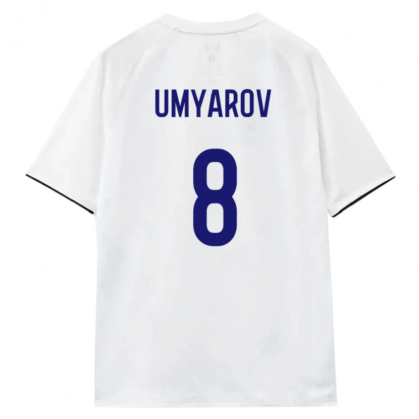 Danxen Men Russia Nail Umyarov #8 White Brown Black Away Jersey 26-28 T-Shirt