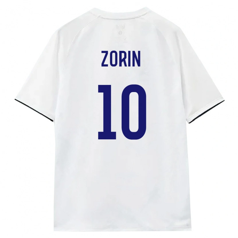 Danxen Men Russia Daniil Zorin #10 White Brown Black Away Jersey 26-28 T-Shirt
