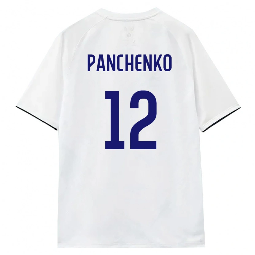 Danxen Men Russia Artem Panchenko #12 White Brown Black Away Jersey 26-28 T-Shirt