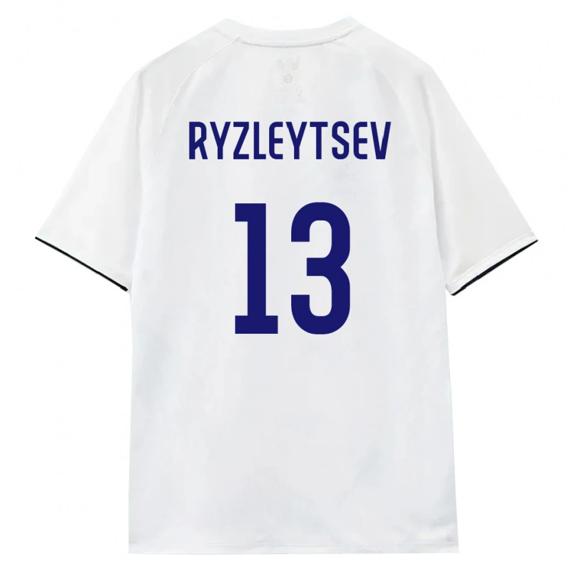 Danxen Men Russia Klim Ryzleytsev #13 White Brown Black Away Jersey 26-28 T-Shirt
