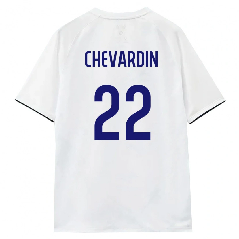 Danxen Men Russia Daniil Chevardin #22 White Brown Black Away Jersey 26-28 T-Shirt