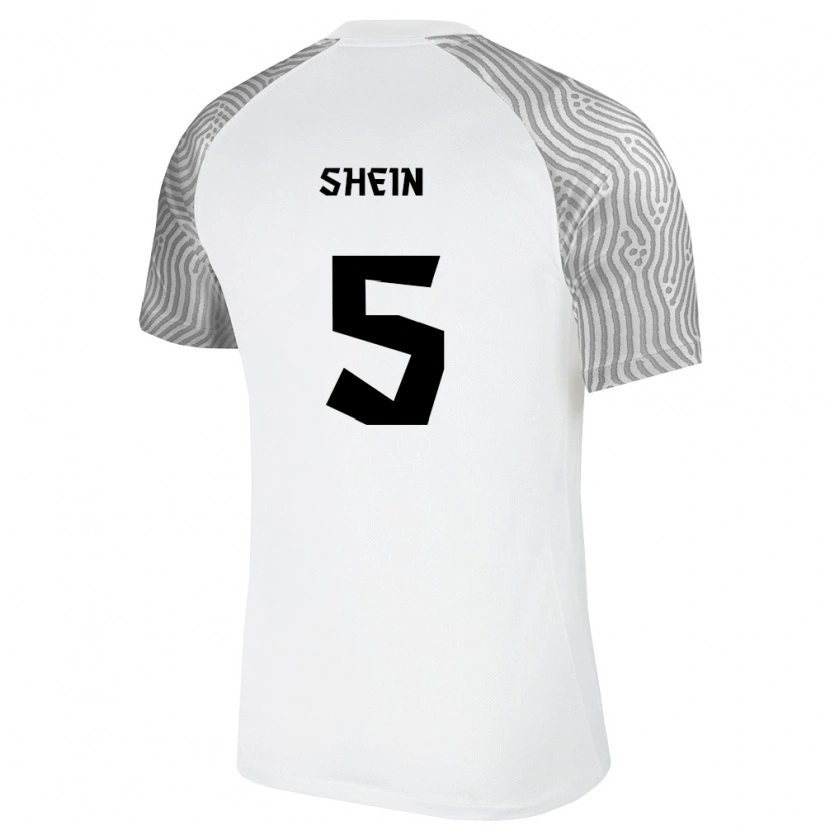 Danxen Men Estonia Rocco Shein #5 White Gray Away Jersey 26-28 T-Shirt