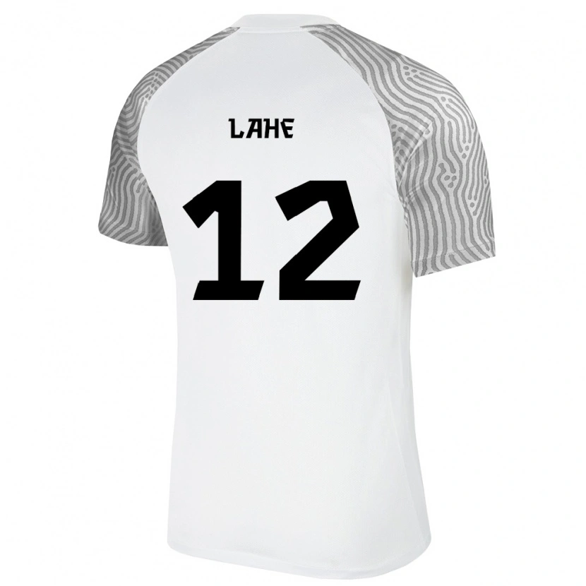 Danxen Men Estonia Christopher Lahe #12 White Gray Away Jersey 26-28 T-Shirt