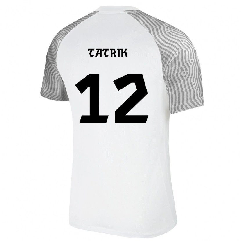Danxen Men Estonia Andero Tatrik #12 White Gray Away Jersey 26-28 T-Shirt