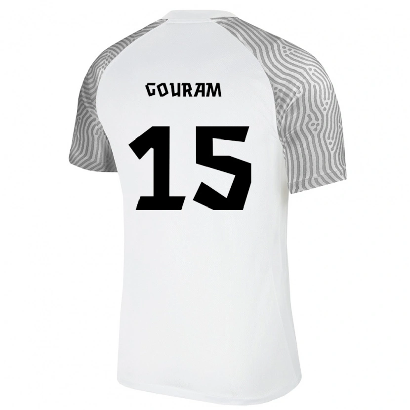 Danxen Men Estonia Soufian Gouram #15 White Gray Away Jersey 26-28 T-Shirt