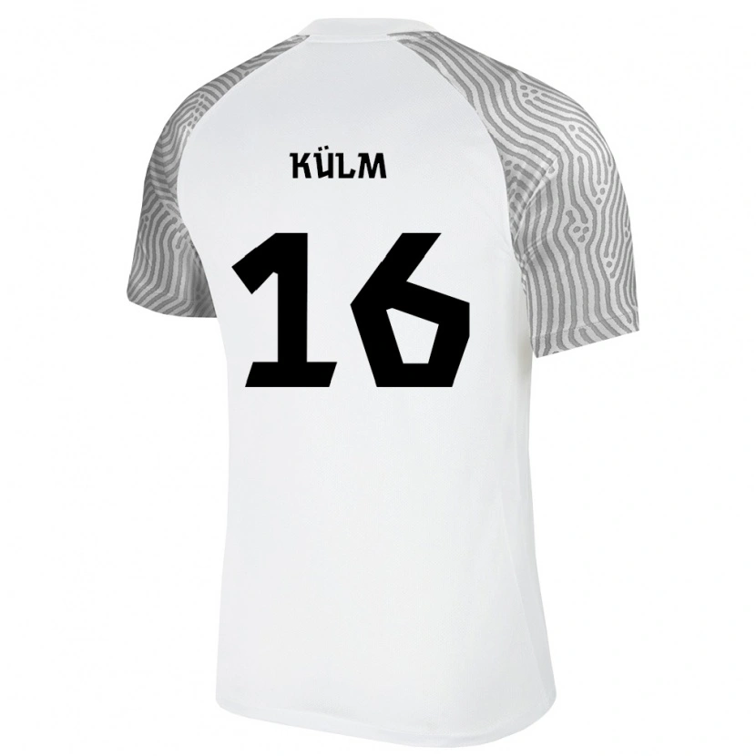 Danxen Men Estonia Romet Külm #16 White Gray Away Jersey 26-28 T-Shirt