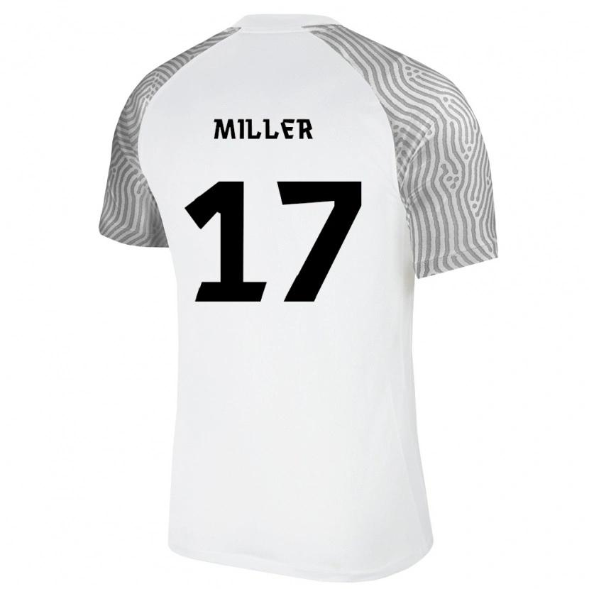 Danxen Men Estonia Martin Miller #17 White Gray Away Jersey 26-28 T-Shirt