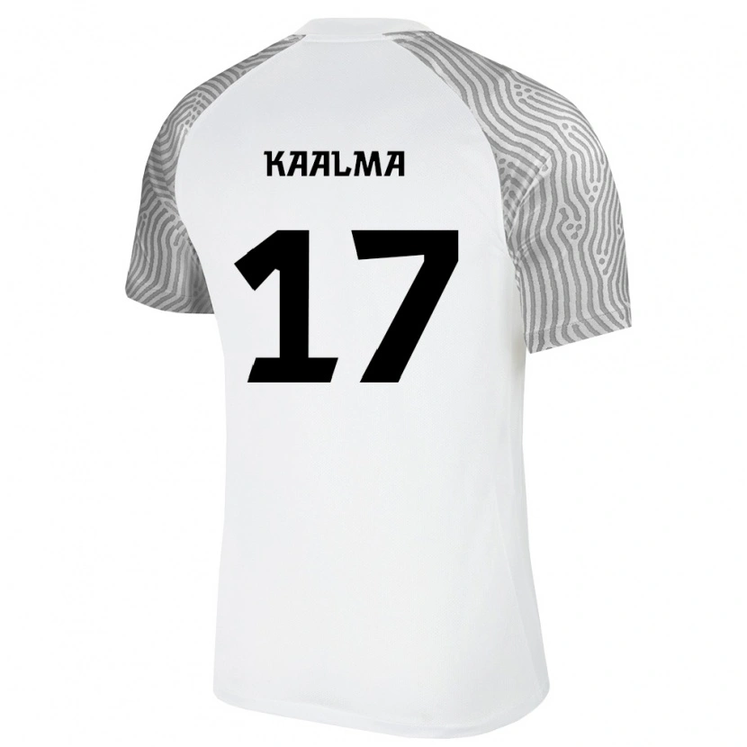 Danxen Men Estonia Markus Kaalma #17 White Gray Away Jersey 26-28 T-Shirt