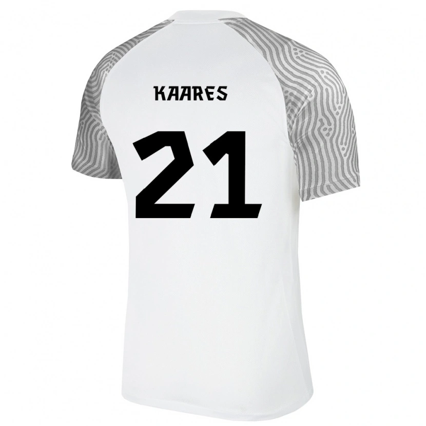 Danxen Men Estonia Andero Kaares #21 White Gray Away Jersey 26-28 T-Shirt