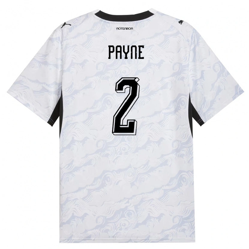 Danxen Men New Zealand Tim Payne #2 Black White Away Jersey 26-28 T-Shirt