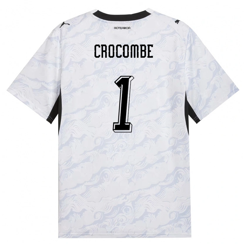 Danxen Men New Zealand Max Crocombe #1 Black White Away Jersey 26-28 T-Shirt