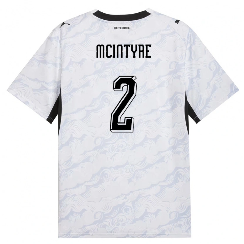 Danxen Men New Zealand Joe Mcintyre #2 Black White Away Jersey 26-28 T-Shirt