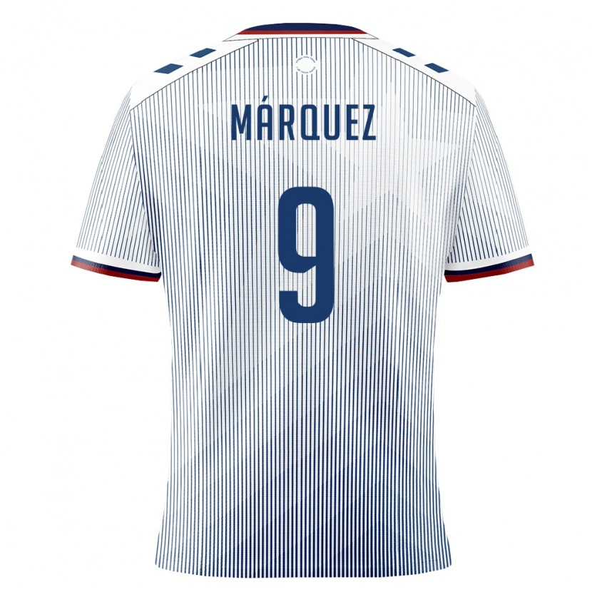 Danxen Men Puerto Rico Eddiel Márquez #9 Royal Blue White Away Jersey 26-28 T-Shirt