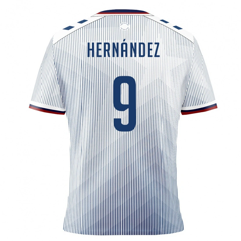 Danxen Men Puerto Rico Lucas Hernández #9 Royal Blue White Away Jersey 26-28 T-Shirt