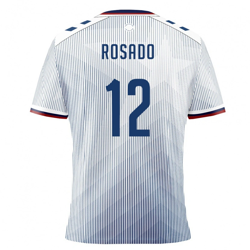 Danxen Men Puerto Rico Ruben Rosado #12 Royal Blue White Away Jersey 26-28 T-Shirt