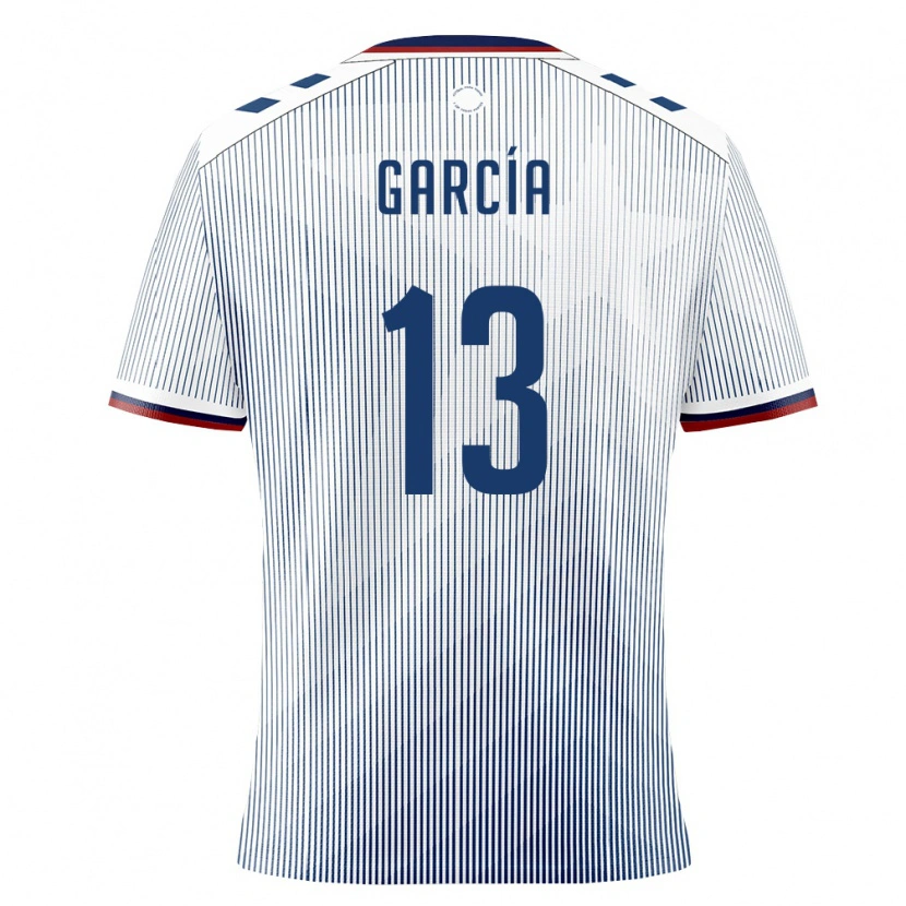 Danxen Men Puerto Rico Diego García #13 Royal Blue White Away Jersey 26-28 T-Shirt