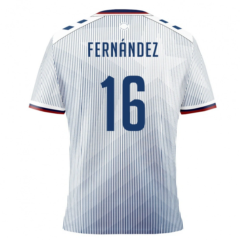 Danxen Men Puerto Rico André Fernández #16 Royal Blue White Away Jersey 26-28 T-Shirt