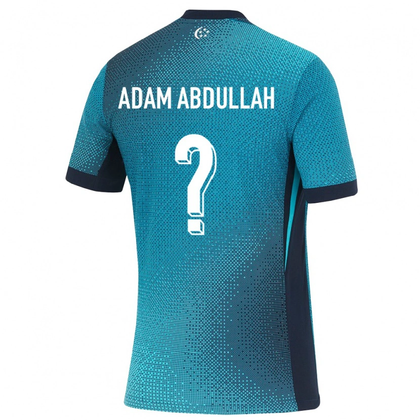 Danxen Men Singapore Nur Adam Abdullah #0 Dark Turquoise Black Away Jersey 26-28 T-Shirt