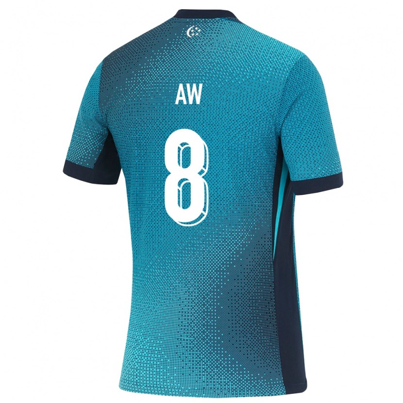 Danxen Men Singapore Andrew Aw #8 Dark Turquoise Black Away Jersey 26-28 T-Shirt