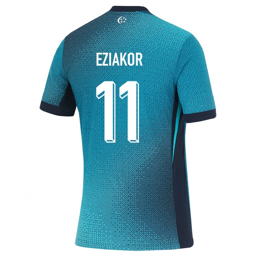 Danxen Men Singapore Uchenna Eziakor #11 Dark Turquoise Black Away Jersey 26-28 T-Shirt
