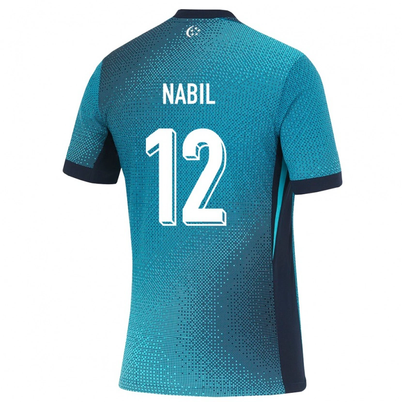 Danxen Men Singapore Firman Nabil #12 Dark Turquoise Black Away Jersey 26-28 T-Shirt