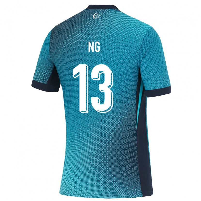 Danxen Men Singapore Kenneth Ng #13 Dark Turquoise Black Away Jersey 26-28 T-Shirt