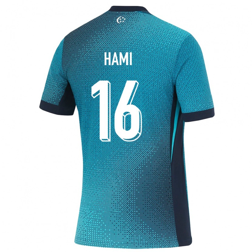 Danxen Men Singapore Hami Syahin #16 Dark Turquoise Black Away Jersey 26-28 T-Shirt
