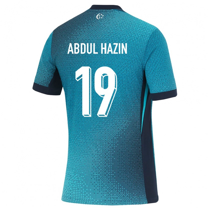 Danxen Men Singapore Danish Abdul Hazin #19 Dark Turquoise Black Away Jersey 26-28 T-Shirt
