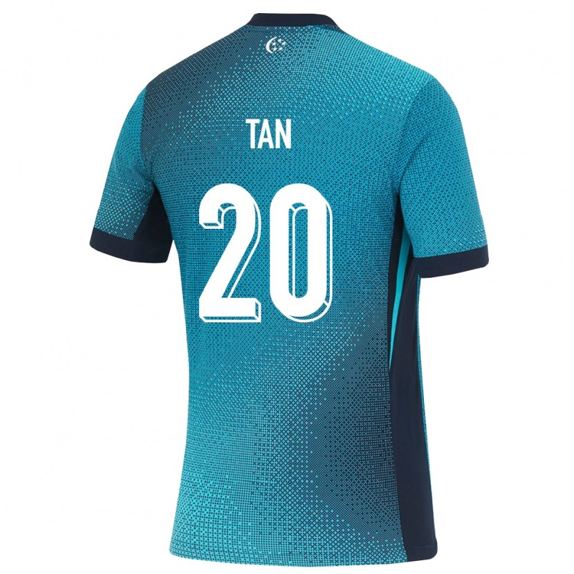 Danxen Men Singapore Joel Tan #20 Dark Turquoise Black Away Jersey 26-28 T-Shirt