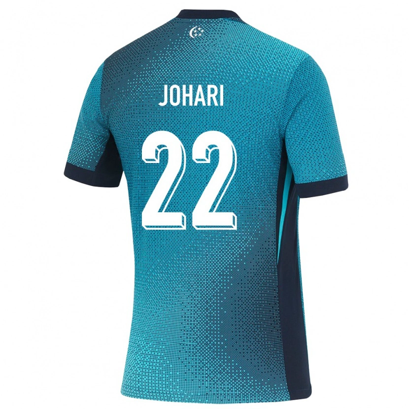 Danxen Men Singapore Darwisy Johari #22 Dark Turquoise Black Away Jersey 26-28 T-Shirt