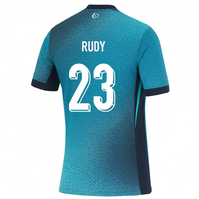 Danxen Men Singapore Rudy Khairullah #23 Dark Turquoise Black Away Jersey 26-28 T-Shirt