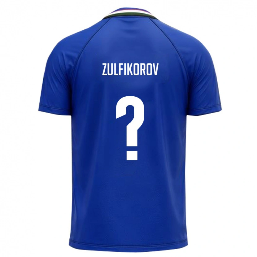 Danxen Women Uzbekistan Khojiakbar Zulfikorov #0 Royal Blue White Home Jersey 26-28 T-Shirt