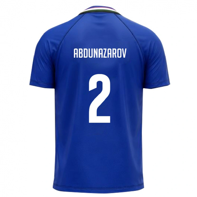 Danxen Women Uzbekistan Diyorbek Abdunazarov #2 Royal Blue White Home Jersey 26-28 T-Shirt