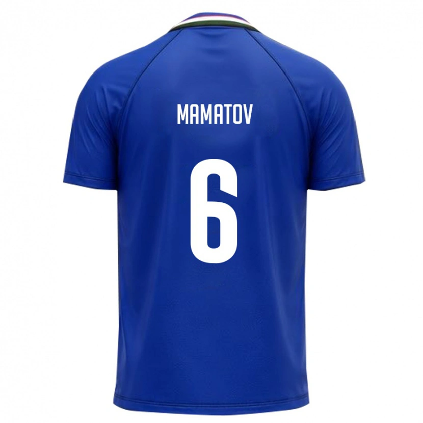 Danxen Women Uzbekistan Mukhammadjon Mamatov #6 Royal Blue White Home Jersey 26-28 T-Shirt