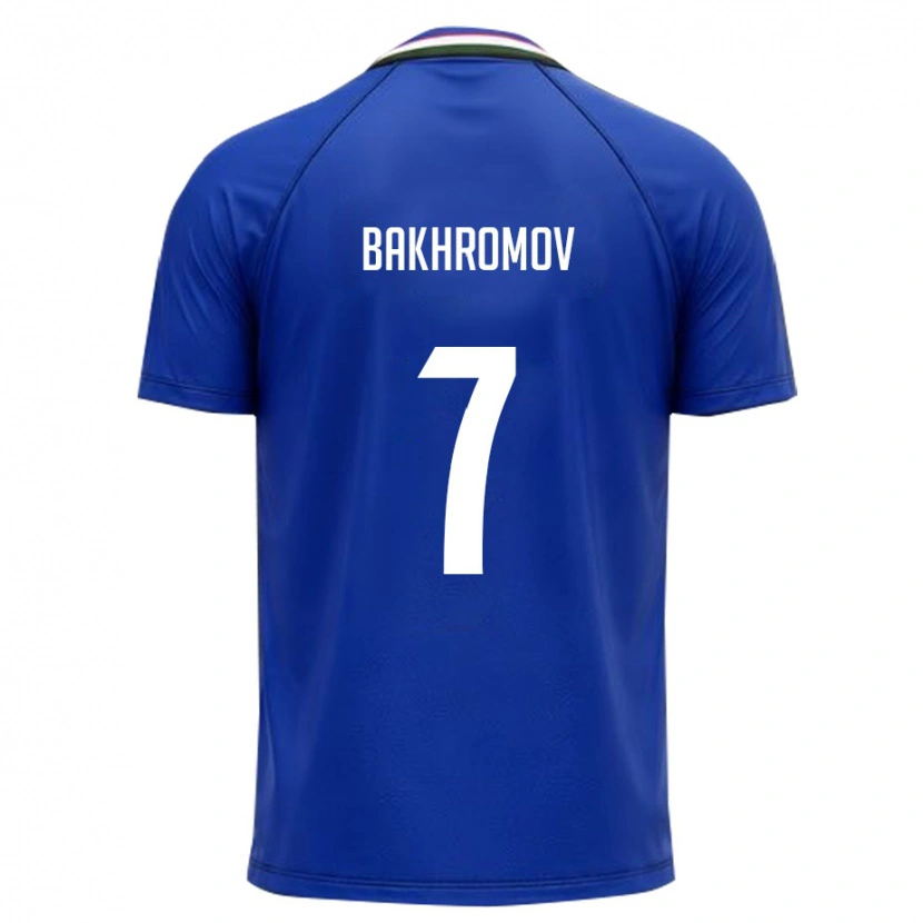 Danxen Women Uzbekistan Sardorbek Bakhromov #7 Royal Blue White Home Jersey 26-28 T-Shirt