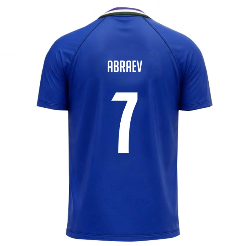 Danxen Women Uzbekistan Kuvonch Abraev #7 Royal Blue White Home Jersey 26-28 T-Shirt