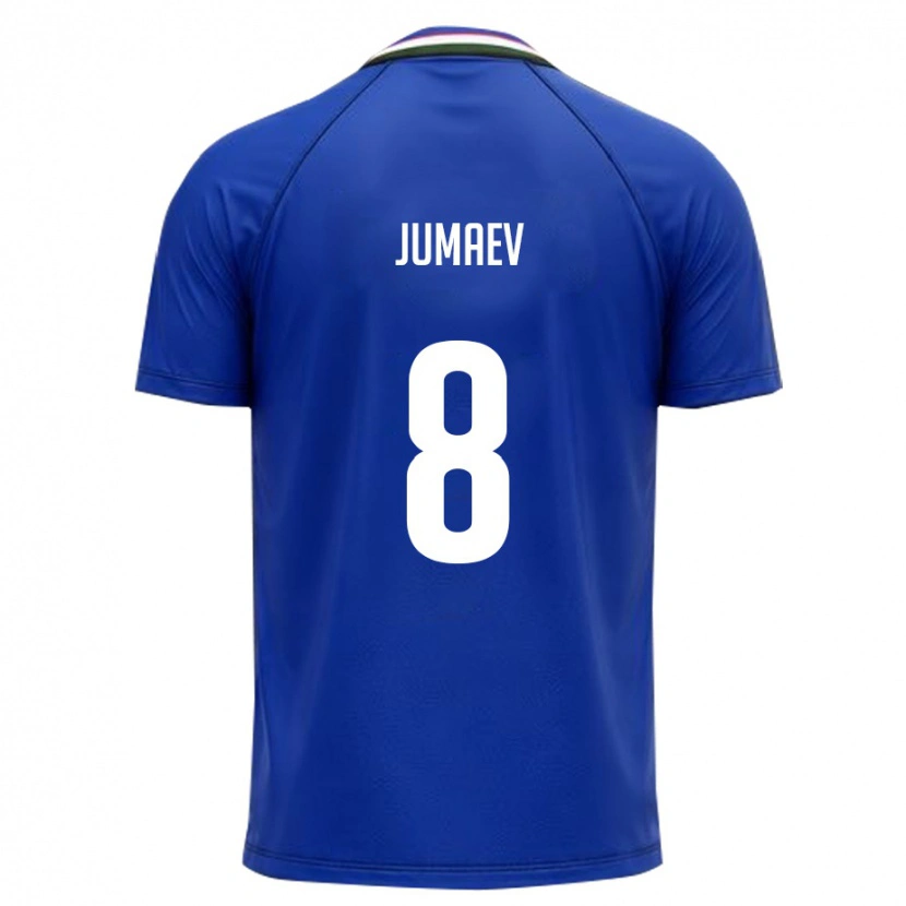 Danxen Women Uzbekistan Asilbek Jumaev #8 Royal Blue White Home Jersey 26-28 T-Shirt