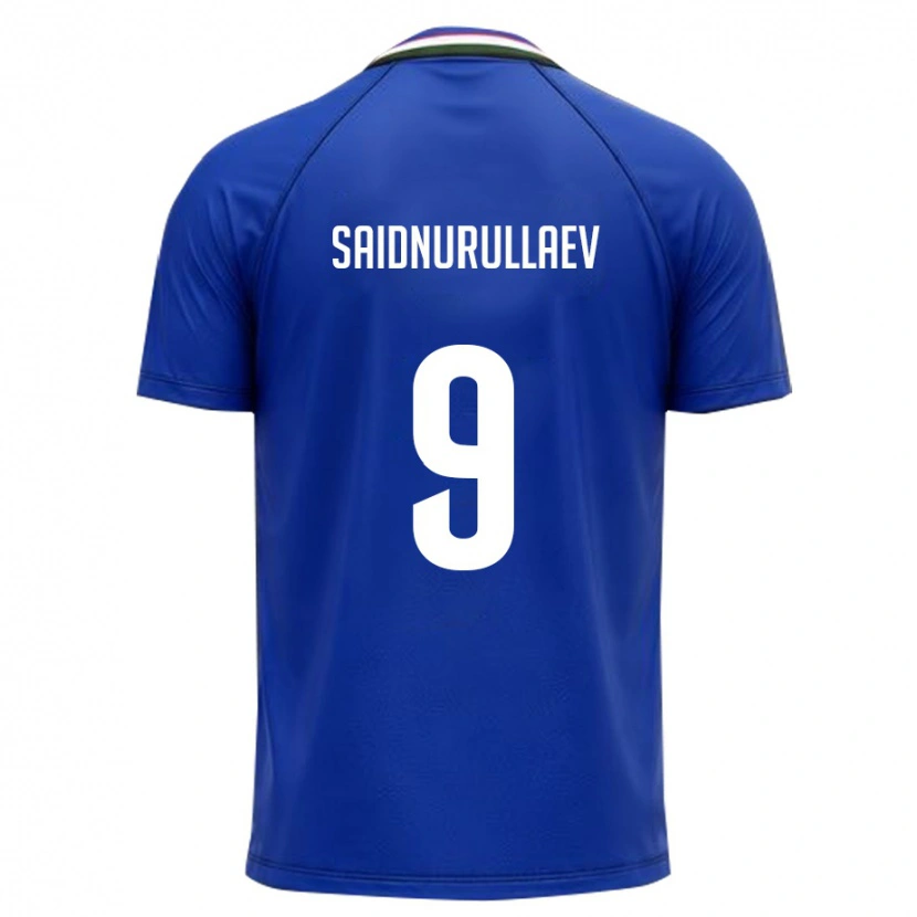 Danxen Women Uzbekistan Saidumarkhon Saidnurullaev #9 Royal Blue White Home Jersey 26-28 T-Shirt
