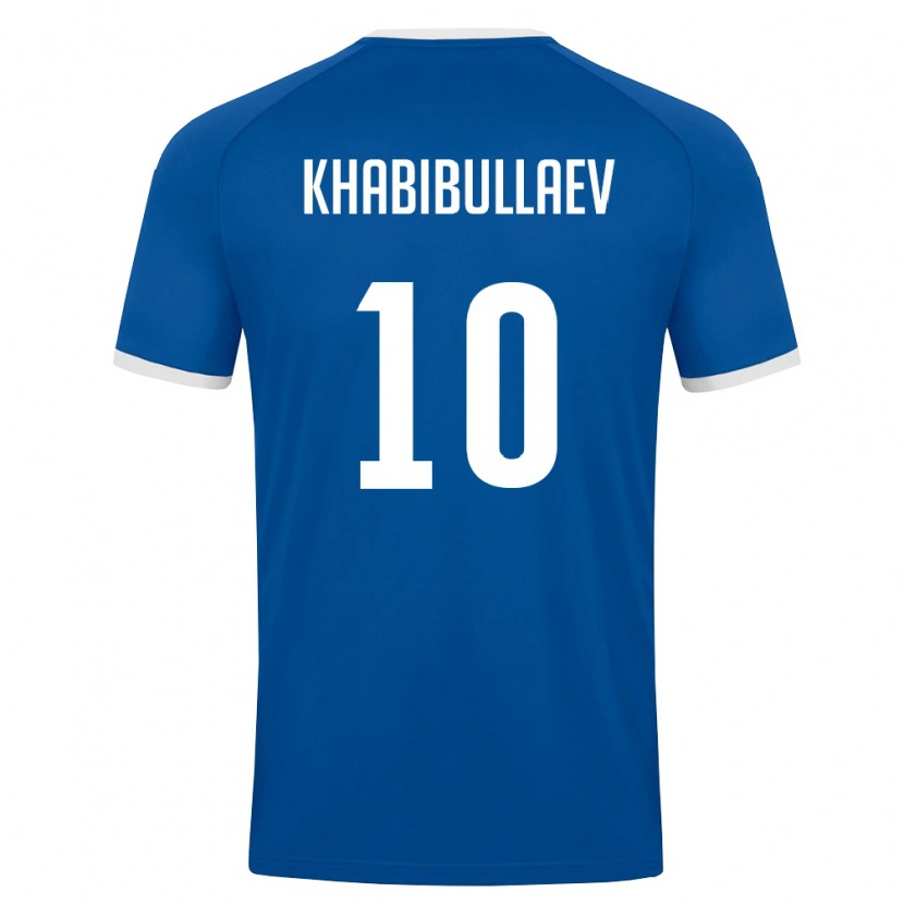 Danxen Women Uzbekistan Mukhammad Khabibullaev #10 Royal Blue White Home Jersey 26-28 T-Shirt