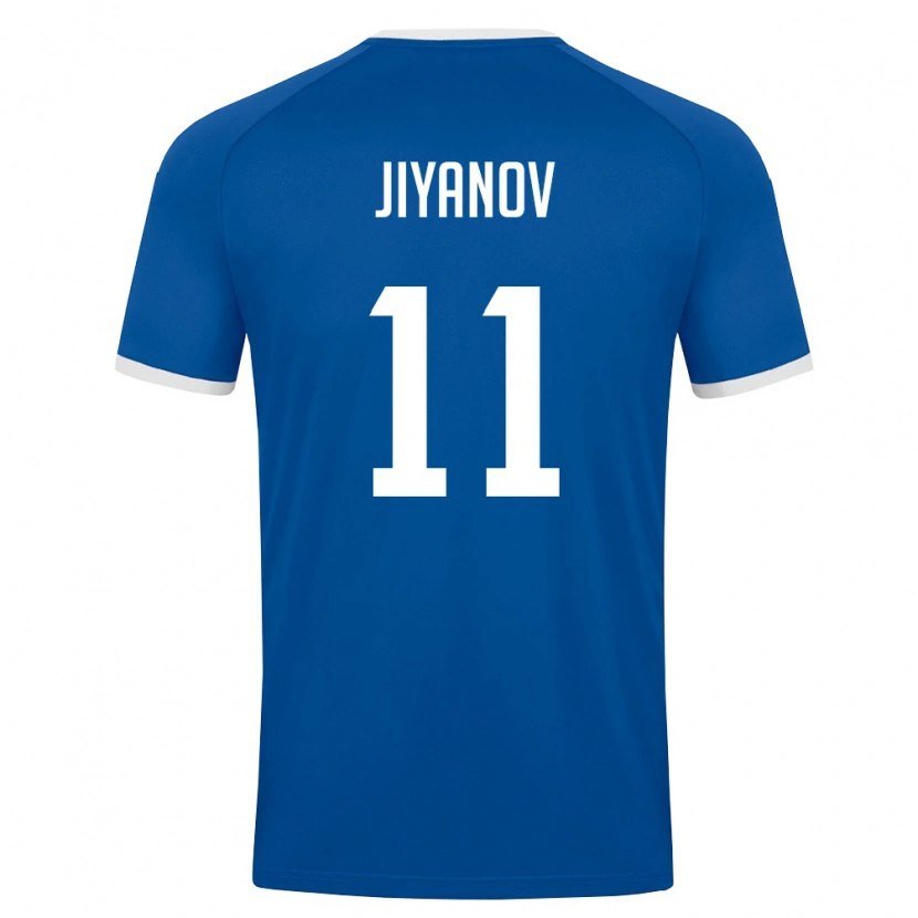 Danxen Women Uzbekistan Ruslanbek Jiyanov #11 Royal Blue White Home Jersey 26-28 T-Shirt